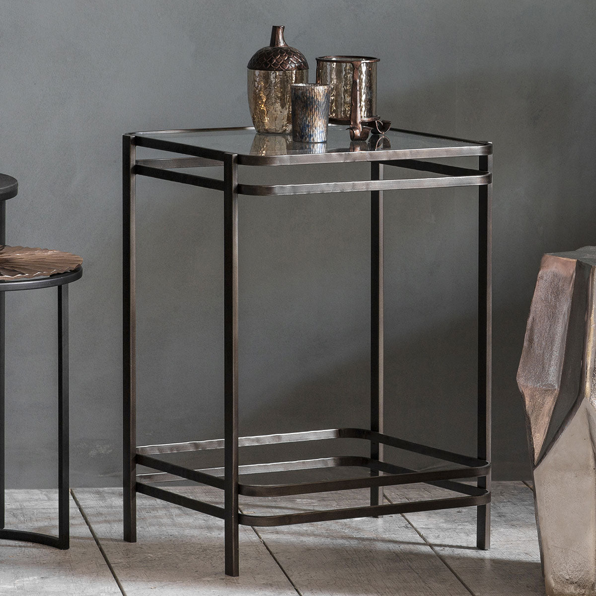 Gallery Direct Rousham Side Table 420x420x610mm