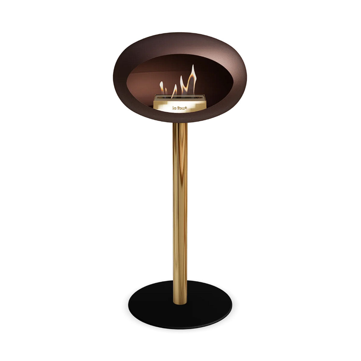 Le Feu Ground Steel High - Mocca - 60mm Pole Width