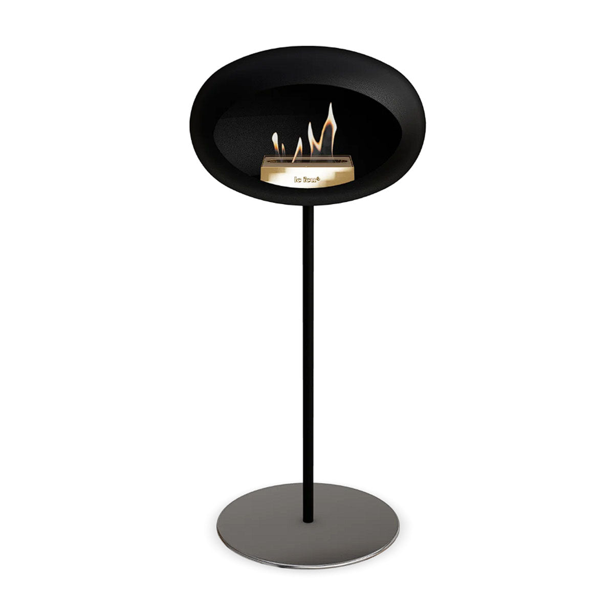 Le Feu Ground Steel High - Black - 25mm Pole Width