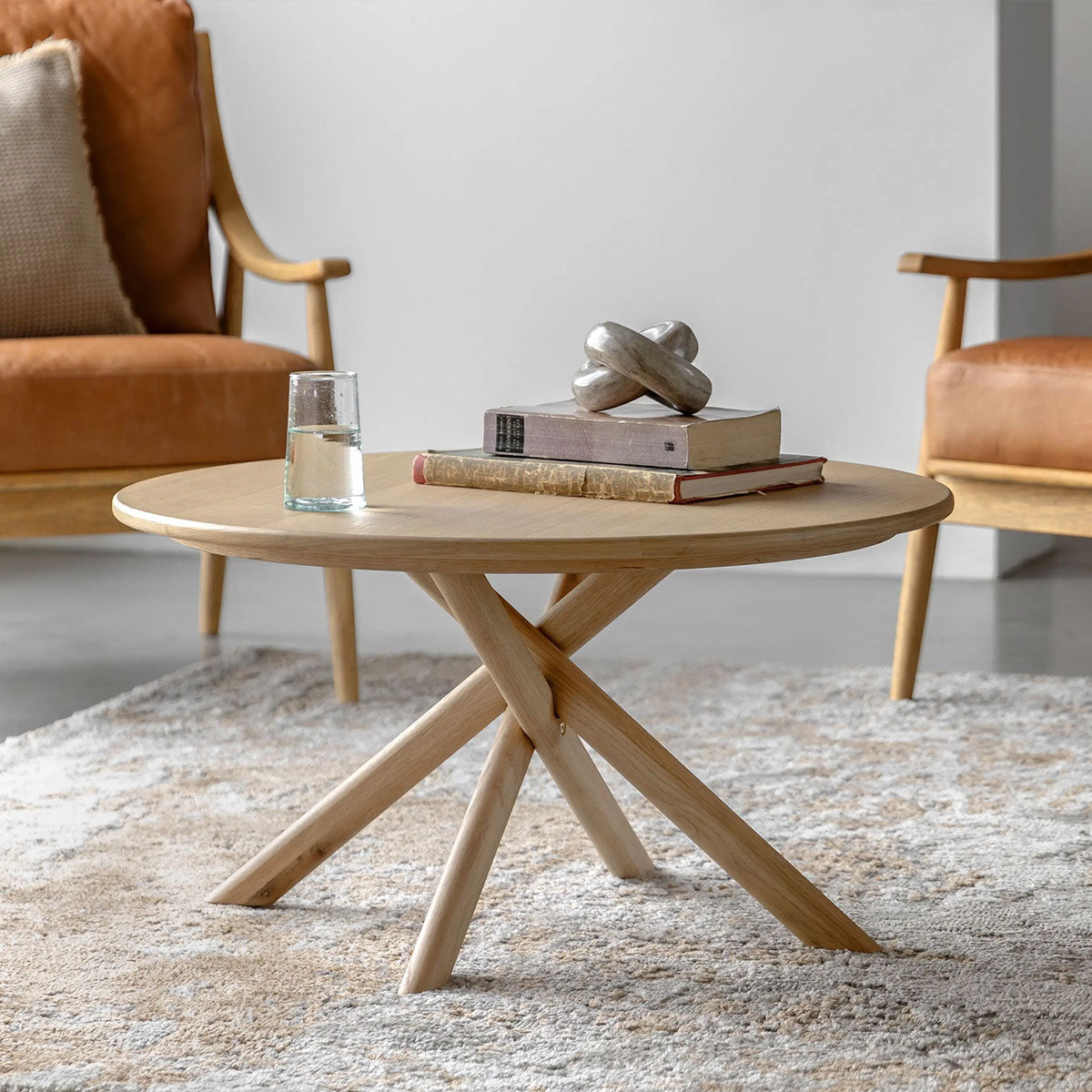 Gallery Direct Korsa Coffee Table 770x770x410mm