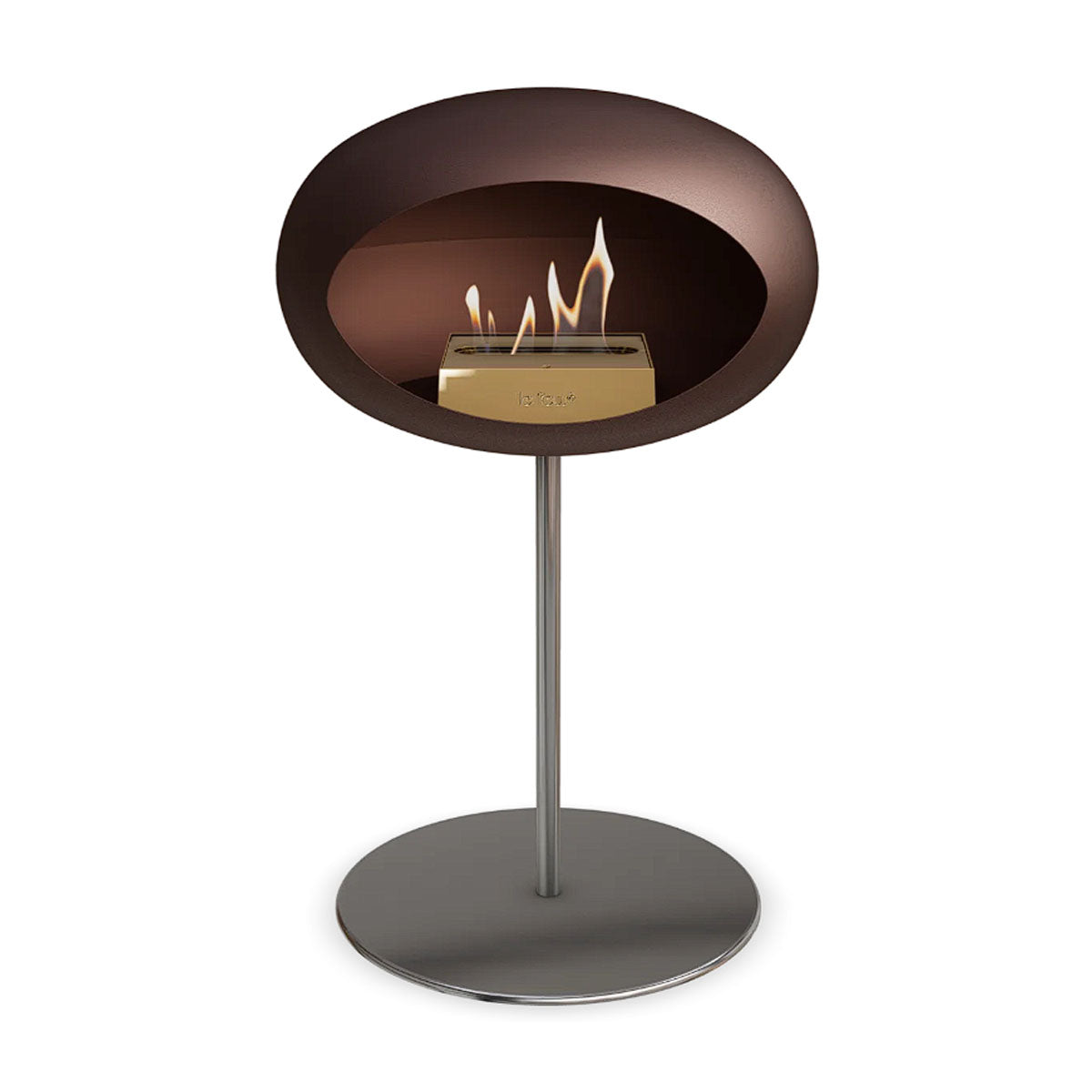 Le Feu Ground Steel Low - Mocca - 25mm Pole Width