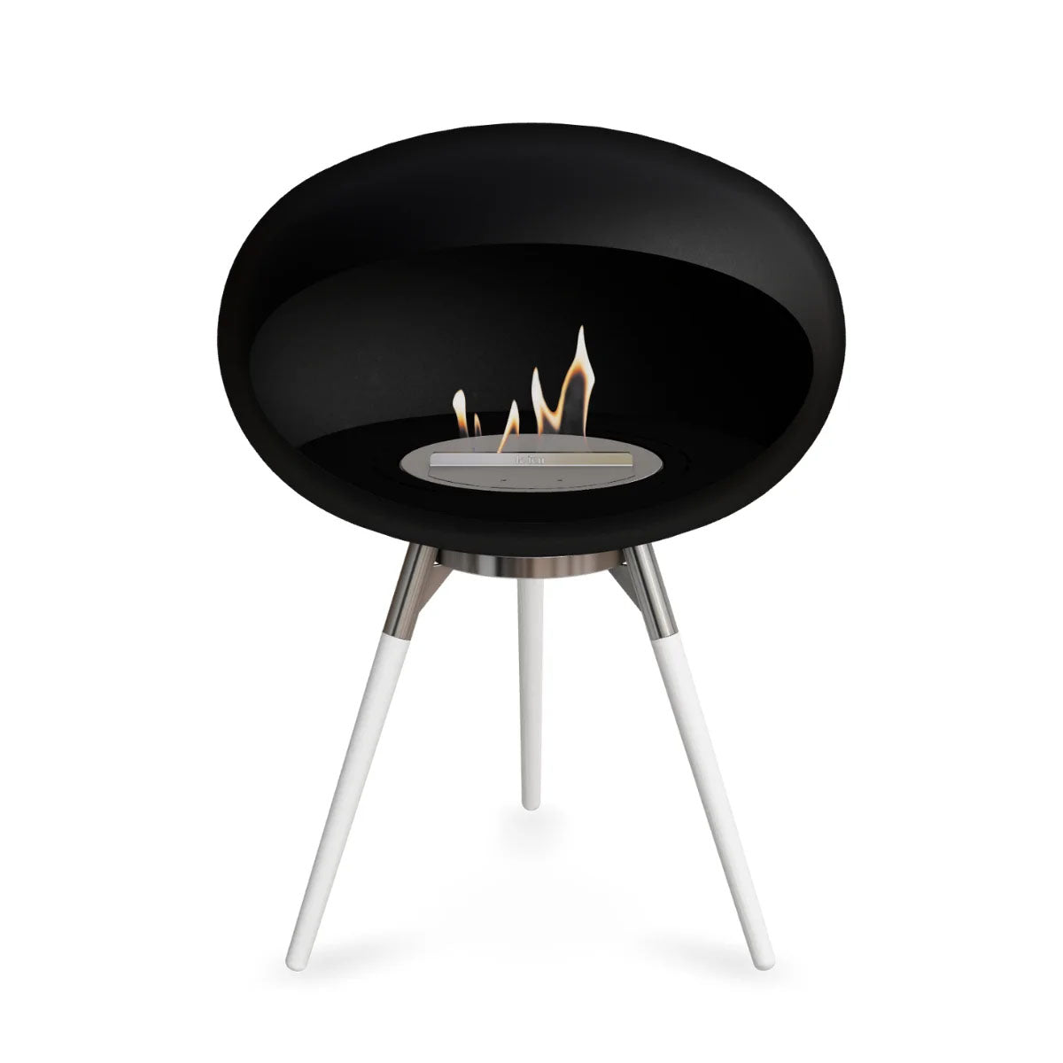 Le Feu Dome 625 - Black Ground Wood Low