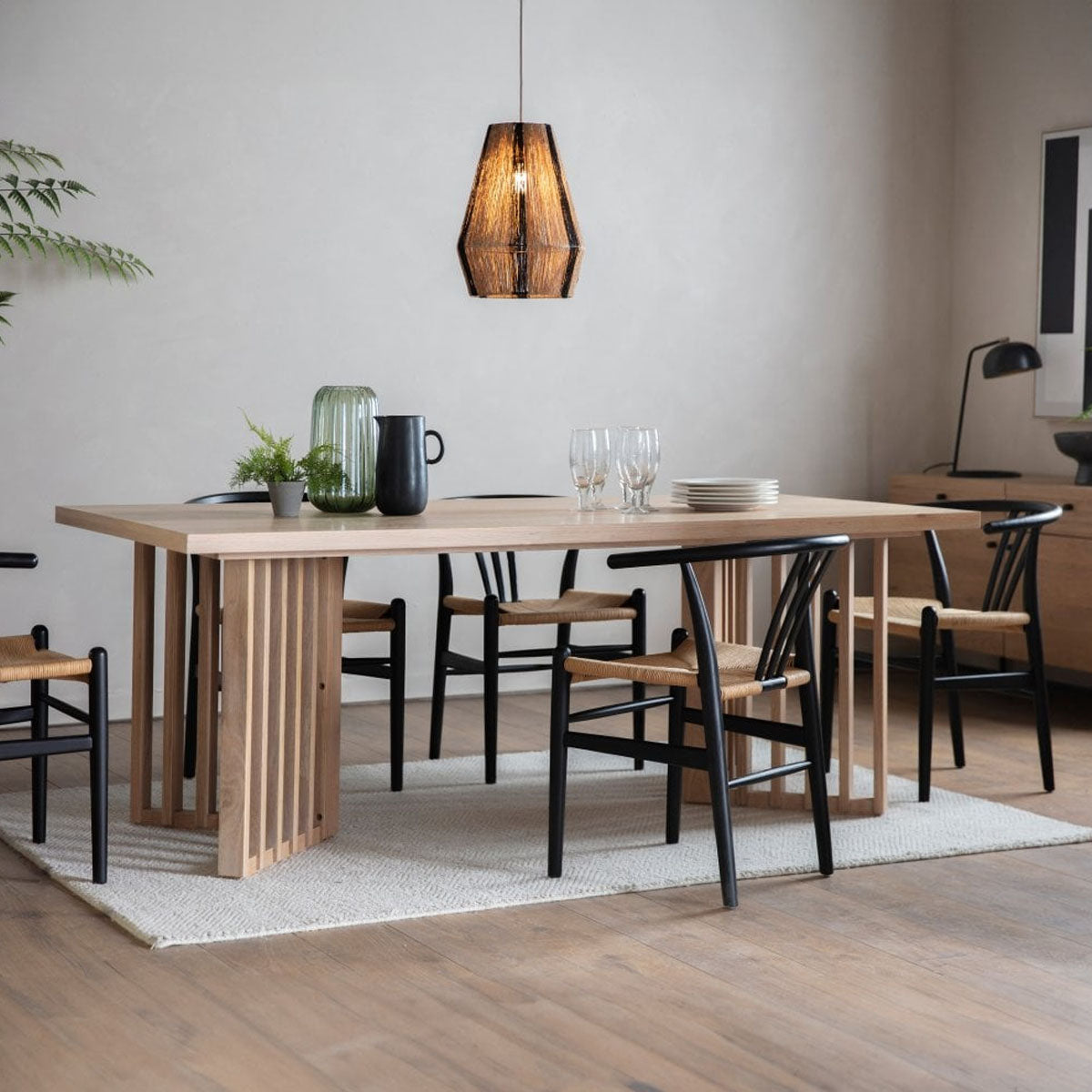Gallery Direct Okayama Dining Table 2000x1000x750mm