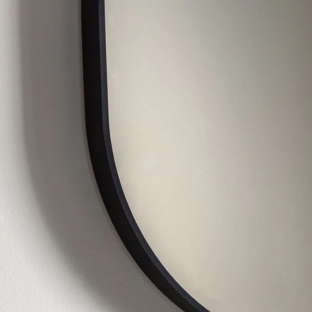 Gallery Direct Yardley Mirror Black 500x40x1500mm
