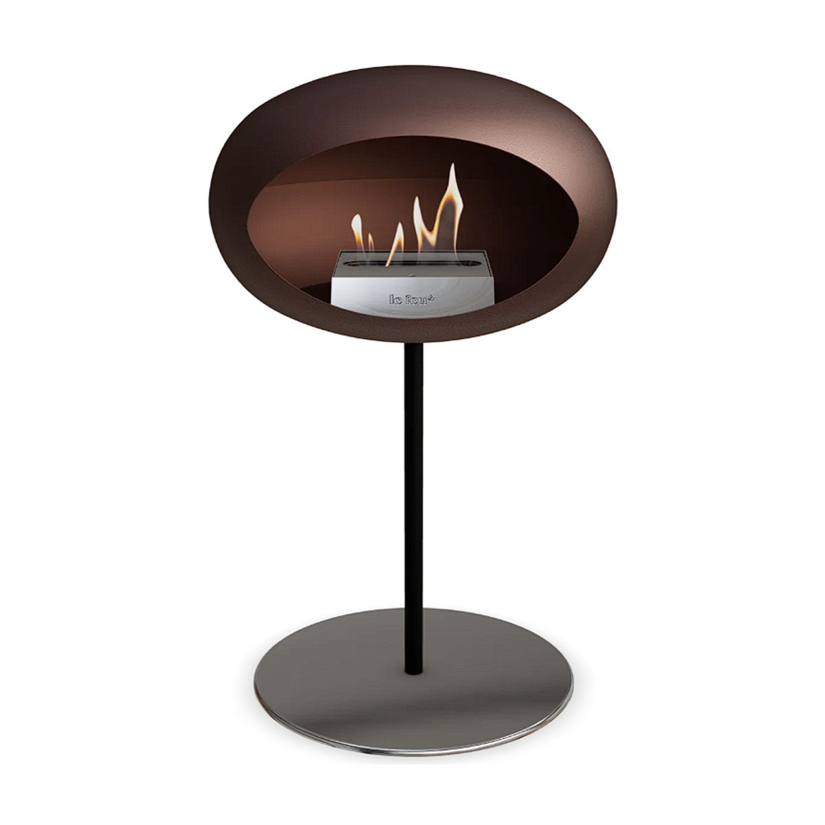 Le Feu Ground Steel Low - Mocca - 25mm Pole Width