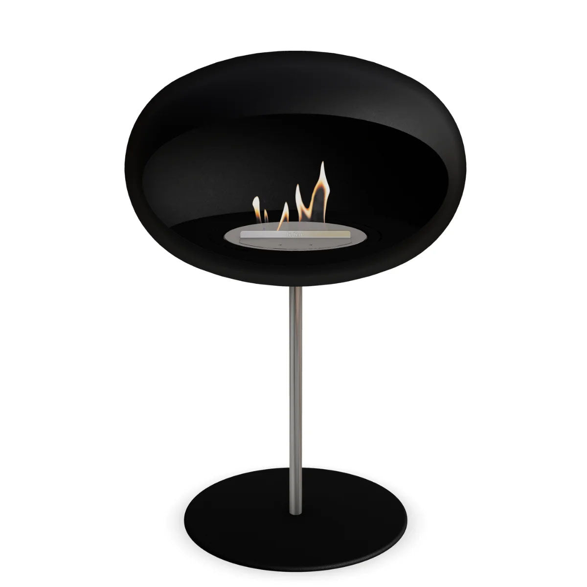 Le Feu Dome 625 - Black Ground Steel Low