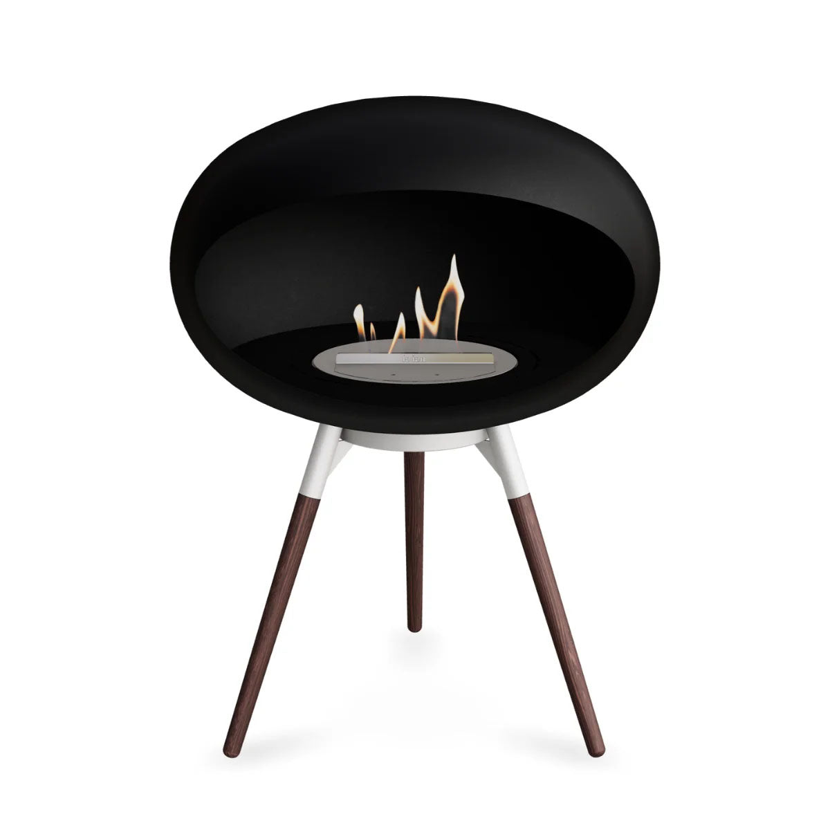 Le Feu Dome 625 - Black Ground Wood Low