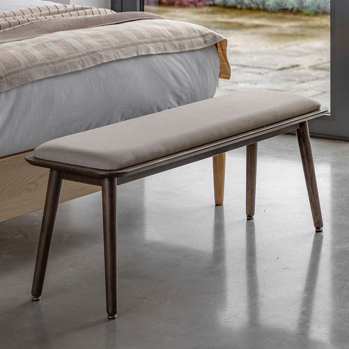 Gallery Direct Hatfield Bench Smoked