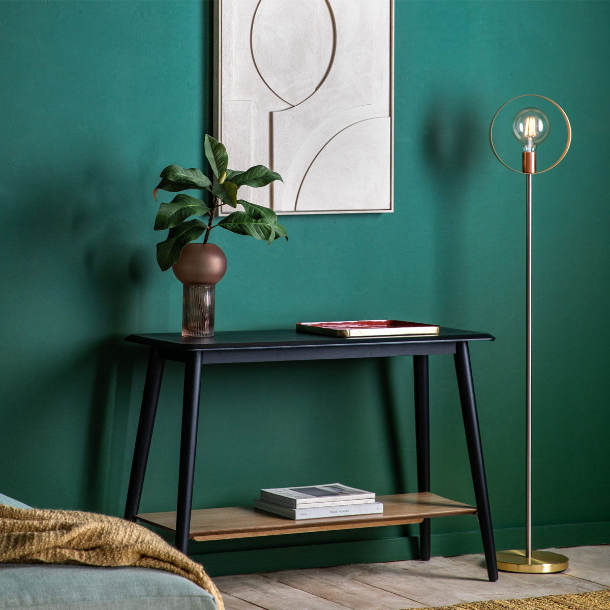 Gallery Direct Maddox Console Table with Shelf 110x750x40mm