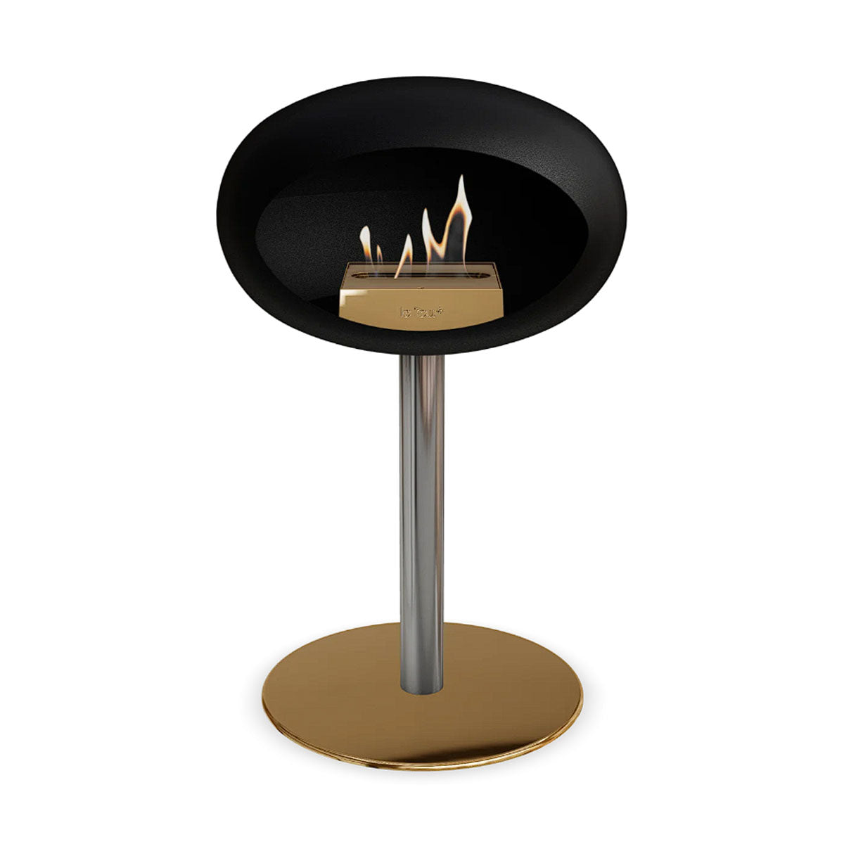 Le Feu Ground Steel Low - Black - 60mm Pole Width