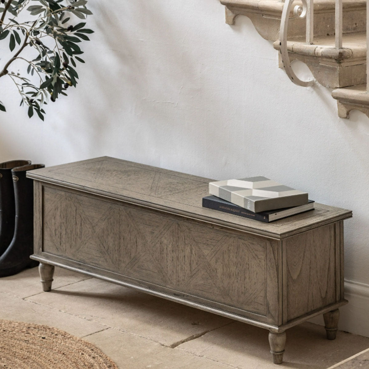 Gallery Direct Mustique Hall Bench/Chest 1300xx400x460mm