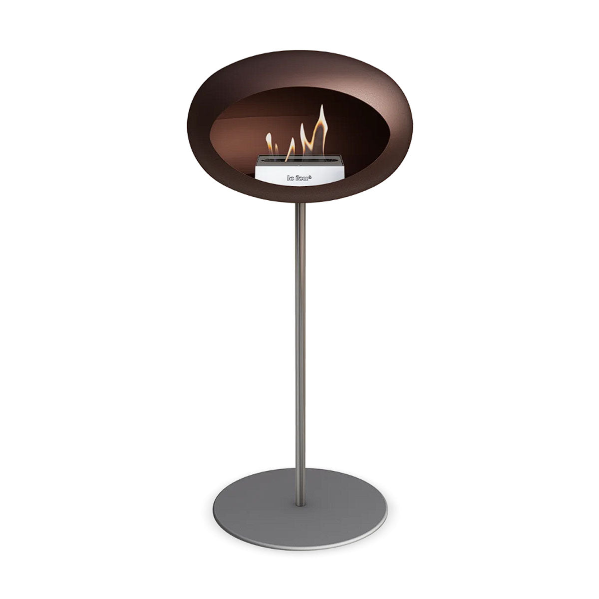 Le Feu Ground Steel High - Mocca - 25mm Pole Width