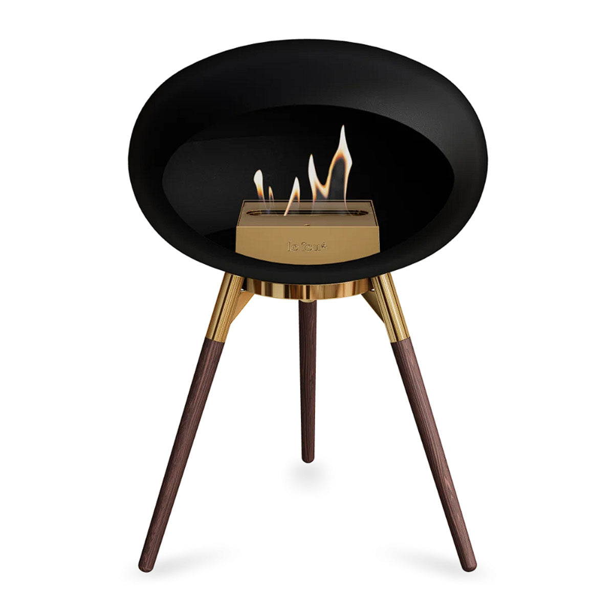 Le Feu Ground Wood Low - Black