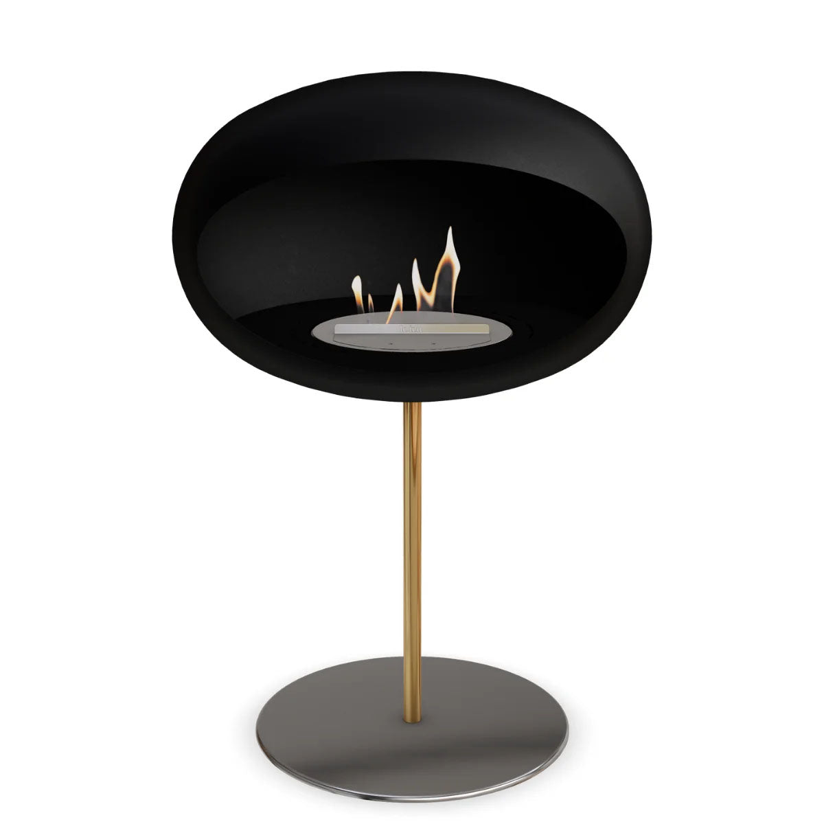 Le Feu Dome 625 - Black Ground Steel Low