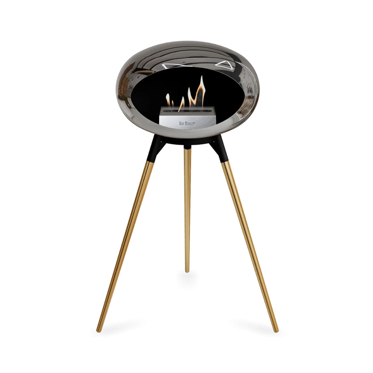 Le Feu Ground Wood High - Chromed Silver