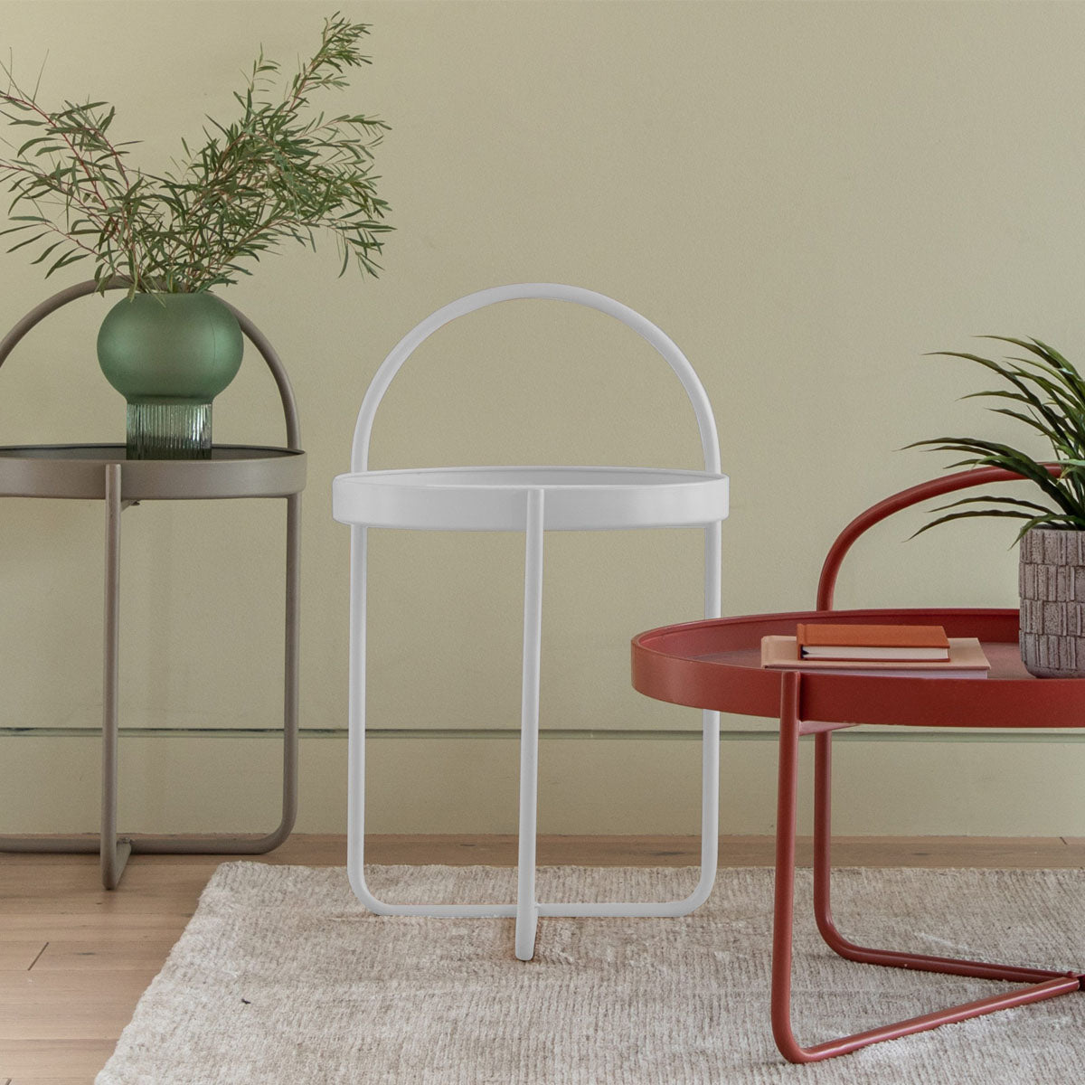 Gallery Direct Melbury Side Table White 400x400x660mm