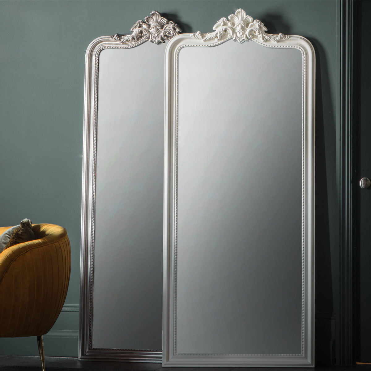 Gallery Direct Cagney Mirror Silver 800x1900mm