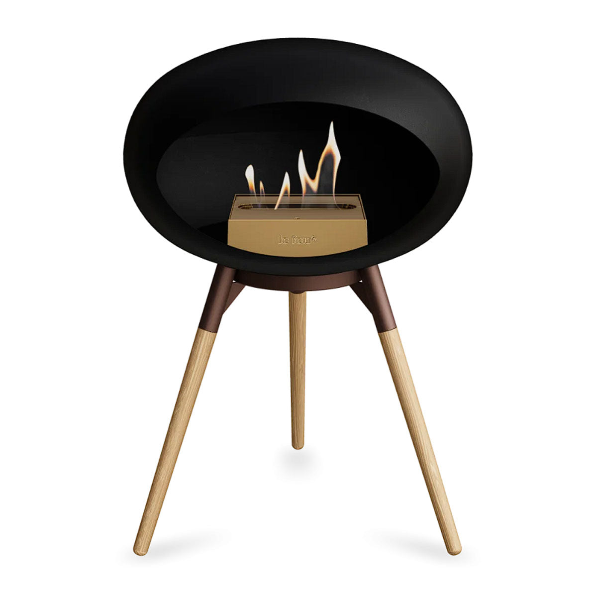 Le Feu Ground Wood Low - Black