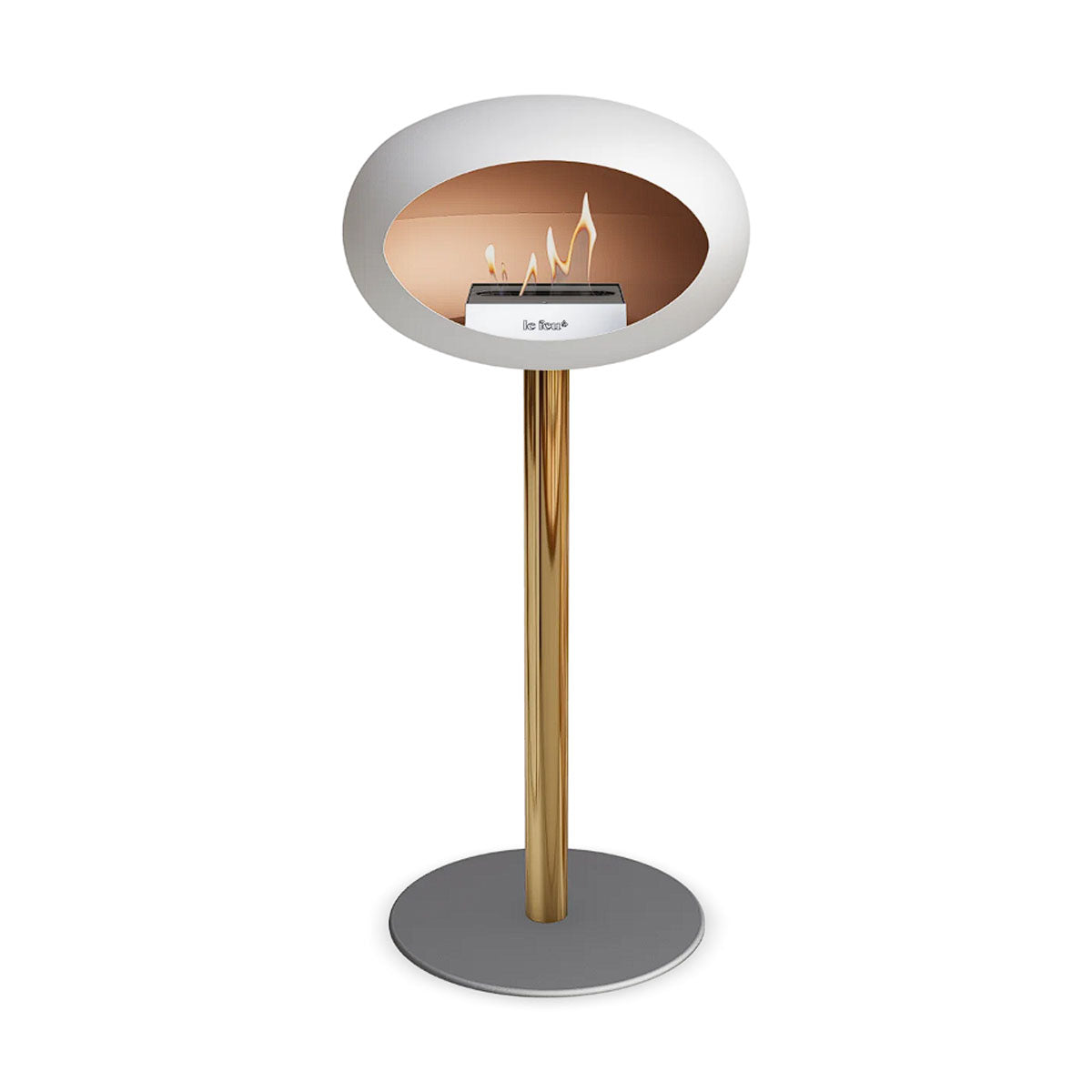 Le Feu Ground Steel High - White - 60mm Pole Width