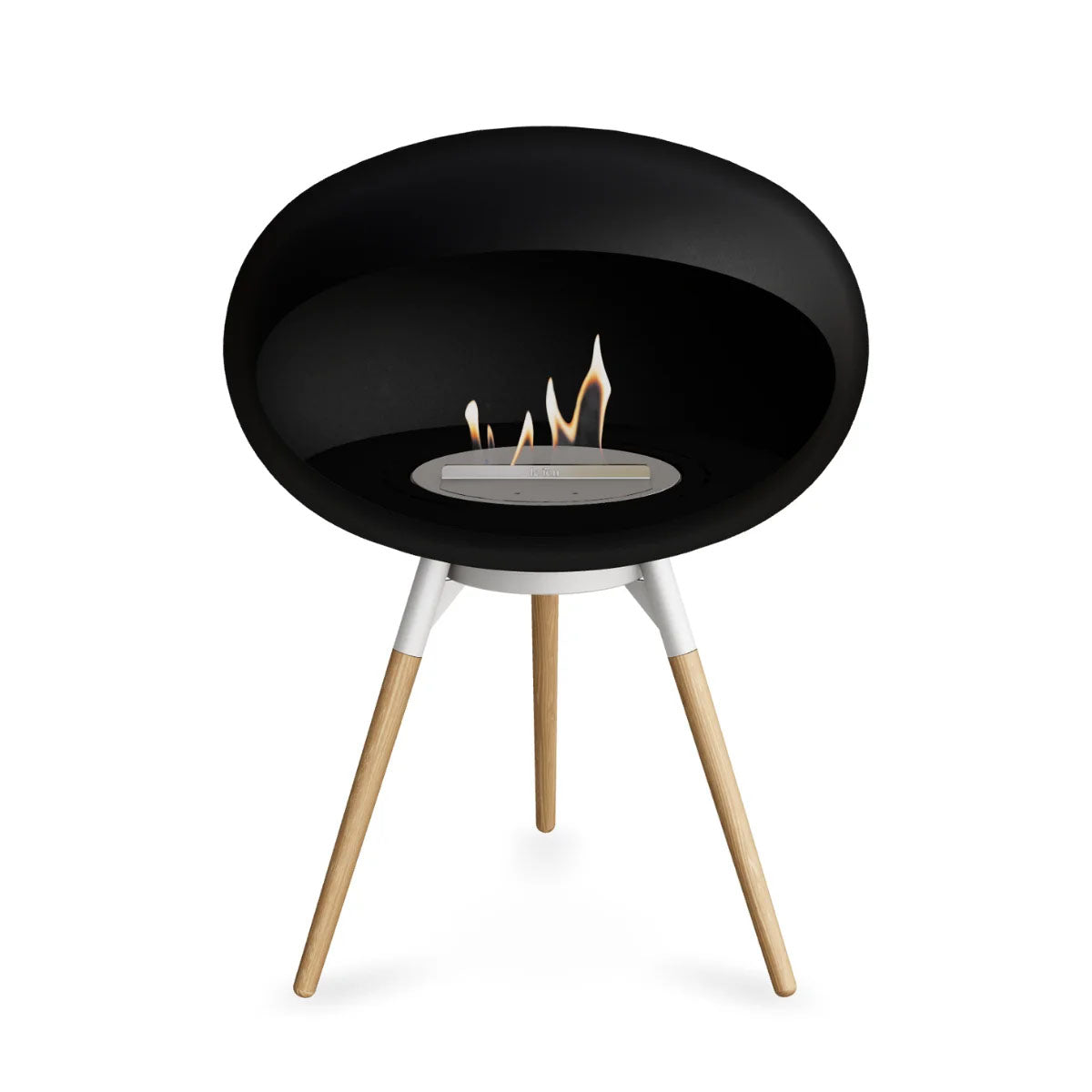 Le Feu Dome 625 - Black Ground Wood Low