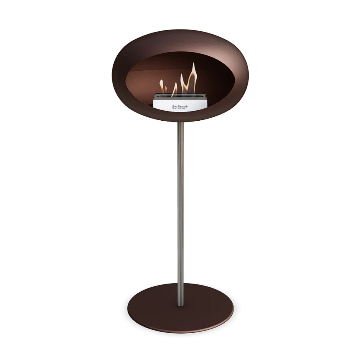 Le Feu Ground Steel High - Mocca - 25mm Pole Width