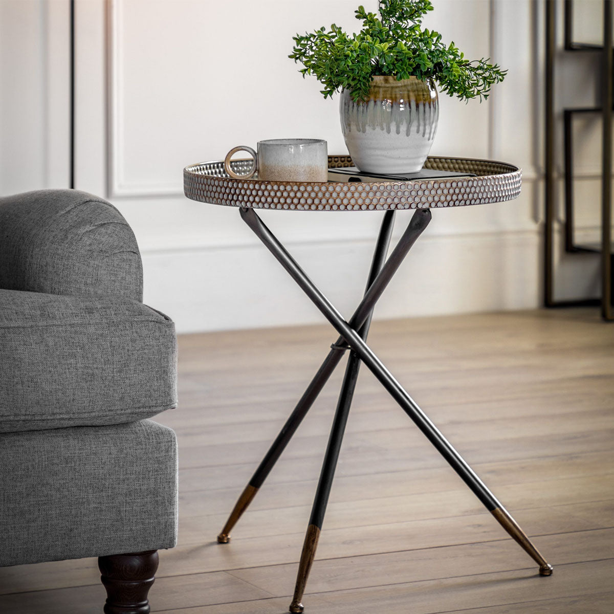 Gallery Direct Epsom Tripod Table 510x510x615mm