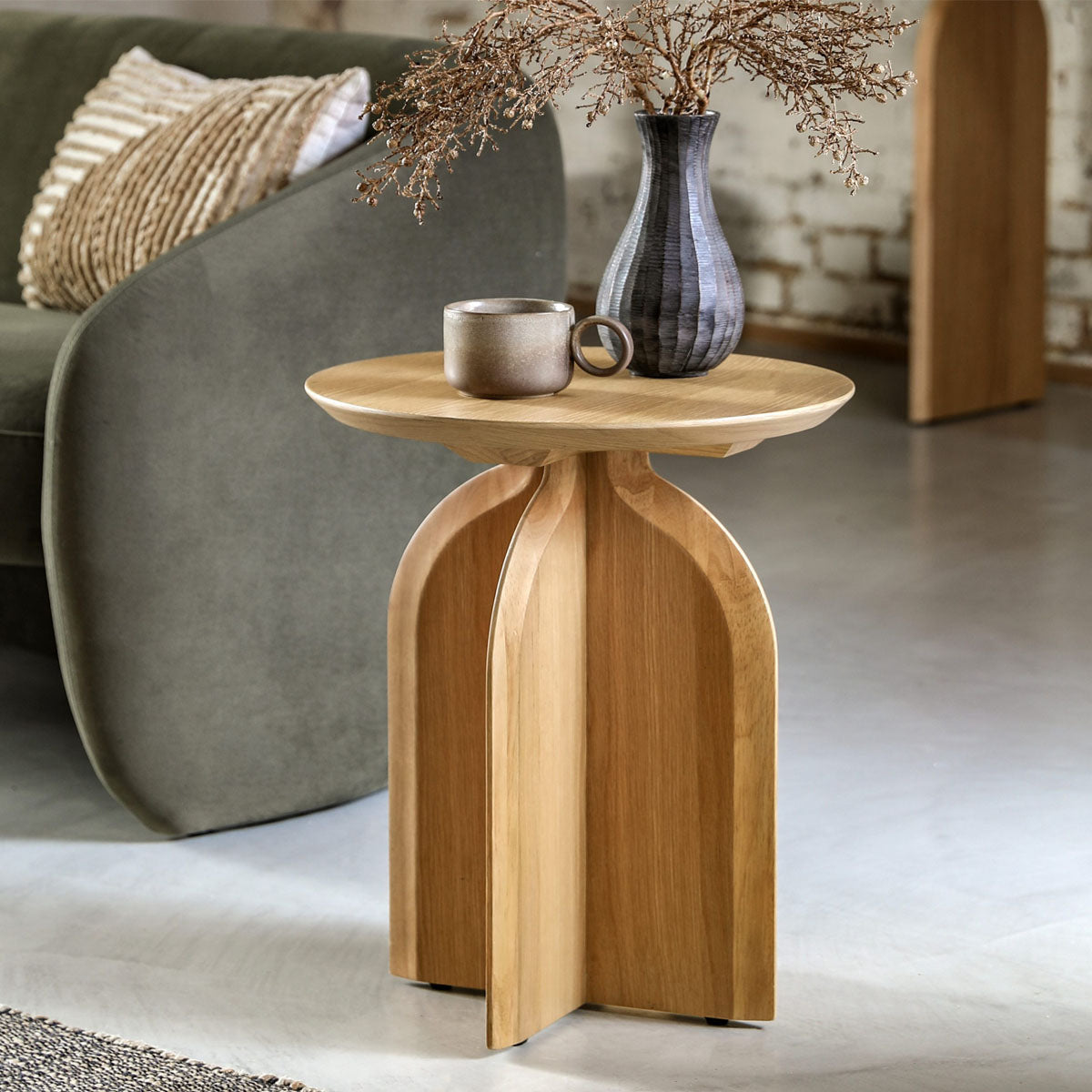 Gallery Direct Geo Side Table 450x450x550mm