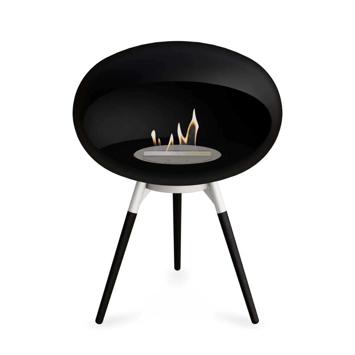 Le Feu Dome 625 - Black Ground Wood Low