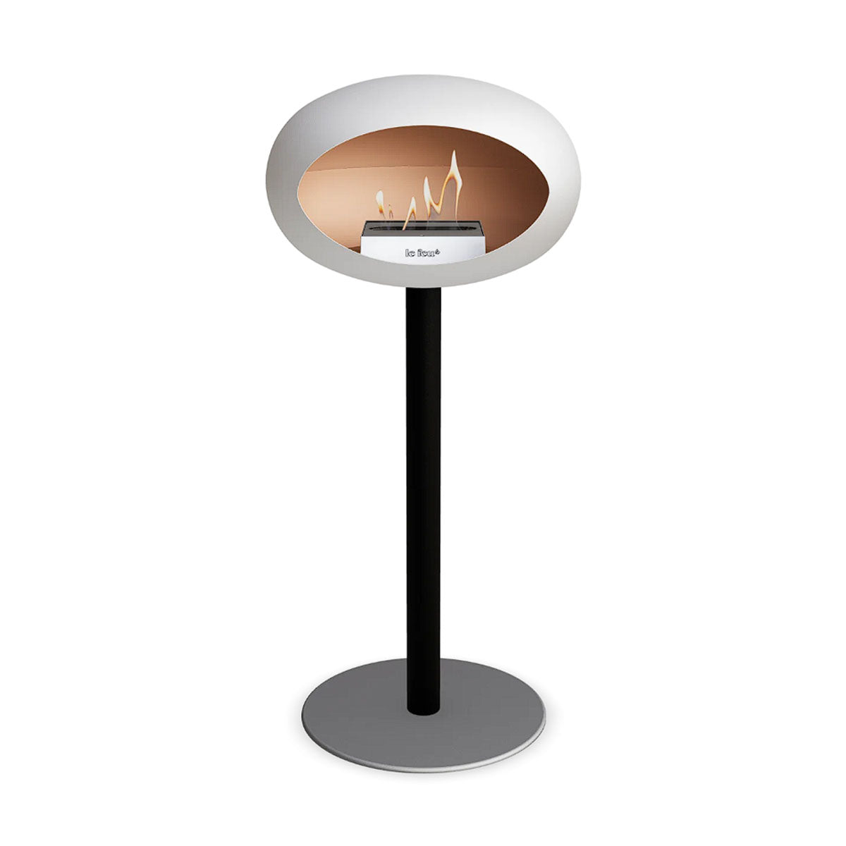 Le Feu Ground Steel High - White - 60mm Pole Width