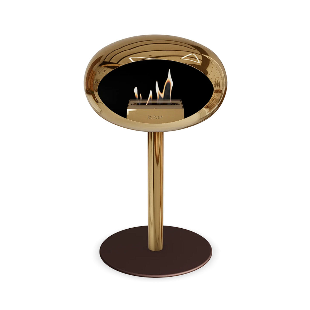 Le Feu Ground Steel Low - Chromed Rose Gold - 60mm Pole Width