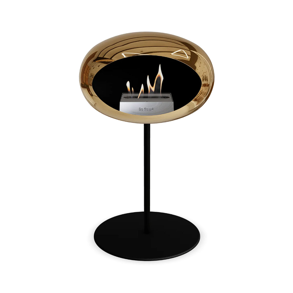 Le Feu Ground Steel Low - Chromed Rose Gold - 25mm Pole Width