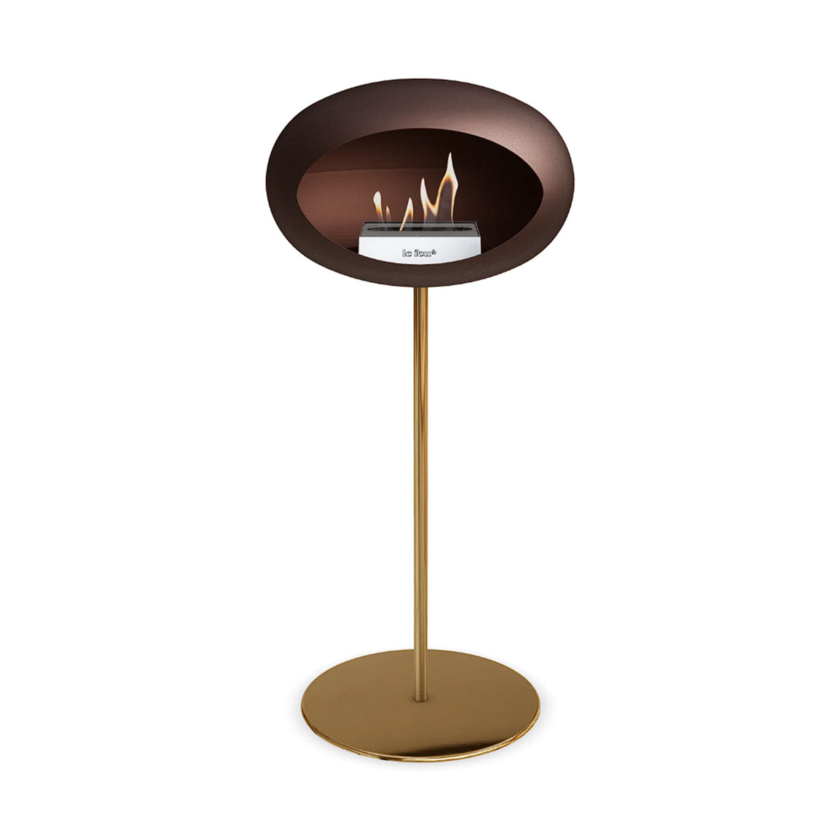 Le Feu Ground Steel High - Mocca - 25mm Pole Width
