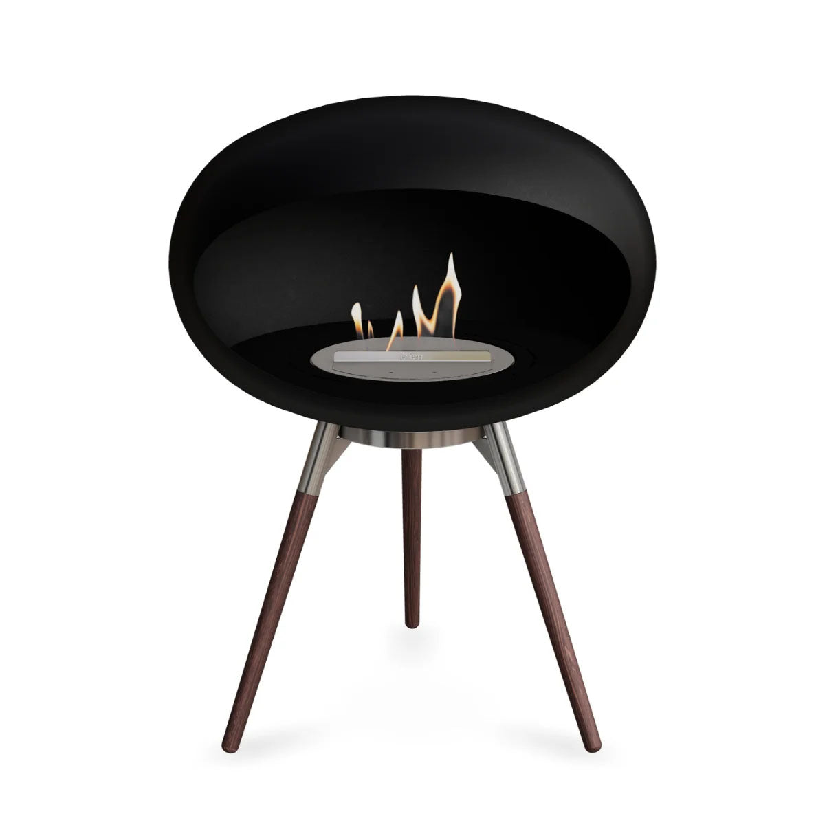 Le Feu Dome 625 - Black Ground Wood Low