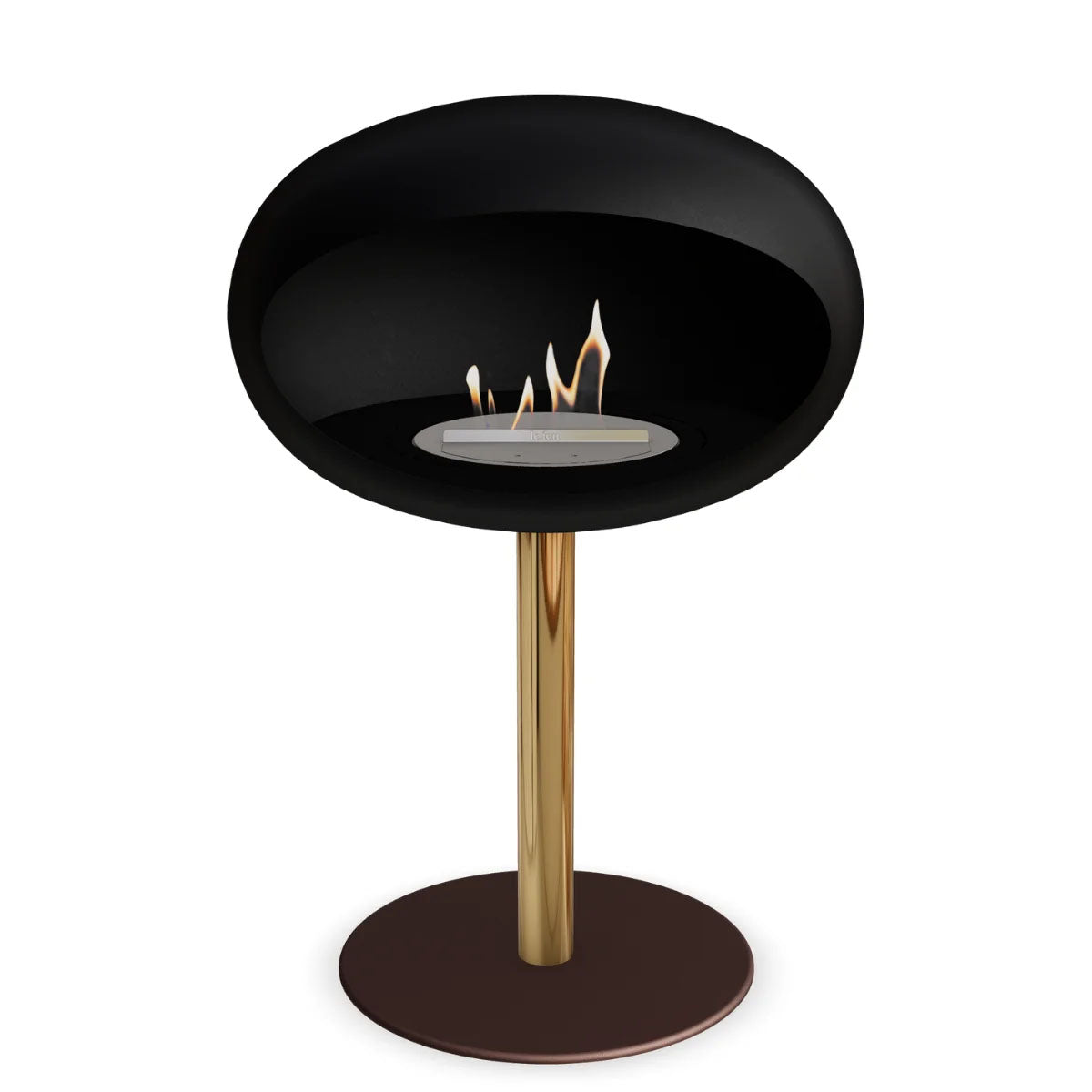 Le Feu Dome 625 - Black Ground Steel Low