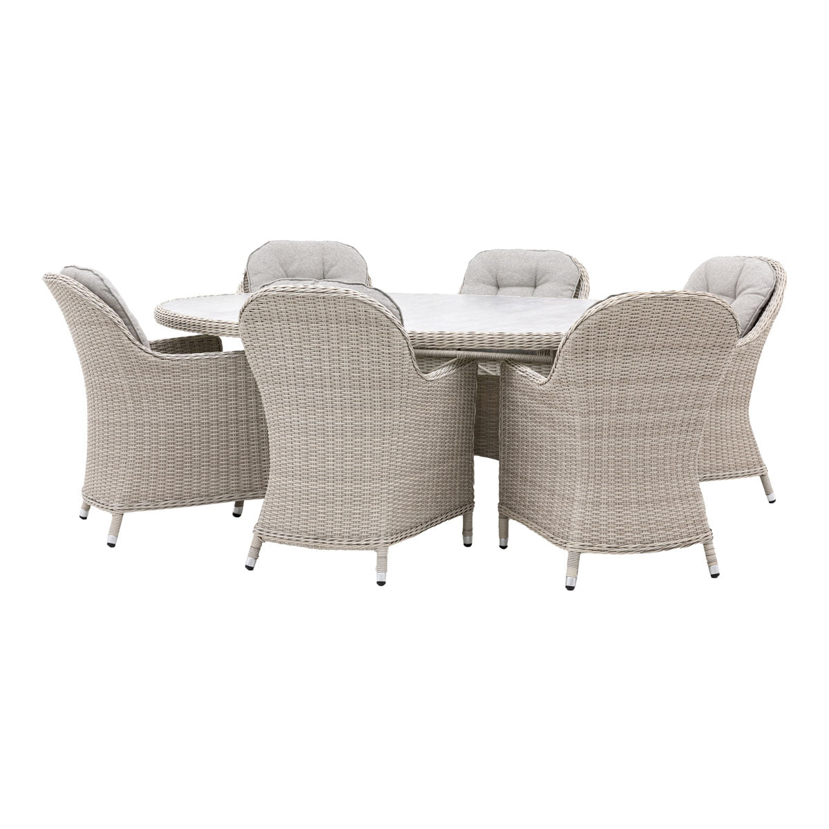 Gallery Direct Holton 6 Seater Oval Dining Set