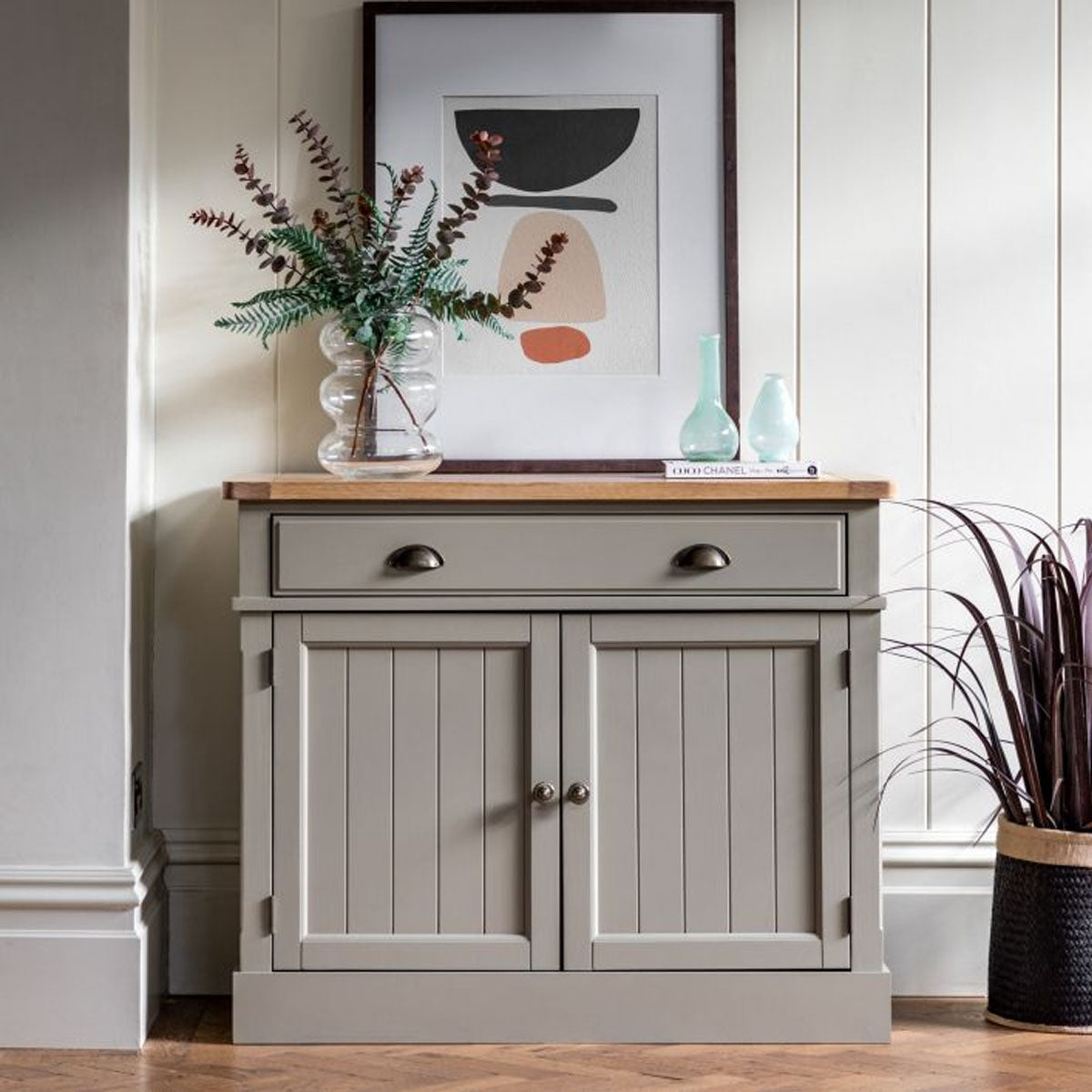 Gallery Direct Eton 2 Door Sideboard Prairie 965x450x800mm