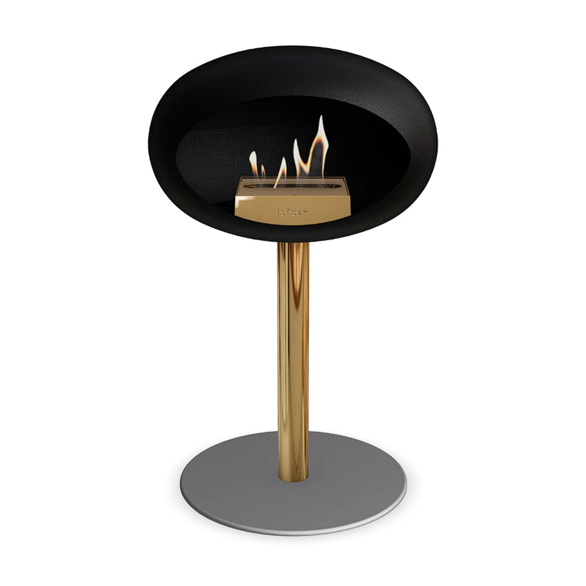 Le Feu Ground Steel Low - Black - 60mm Pole Width