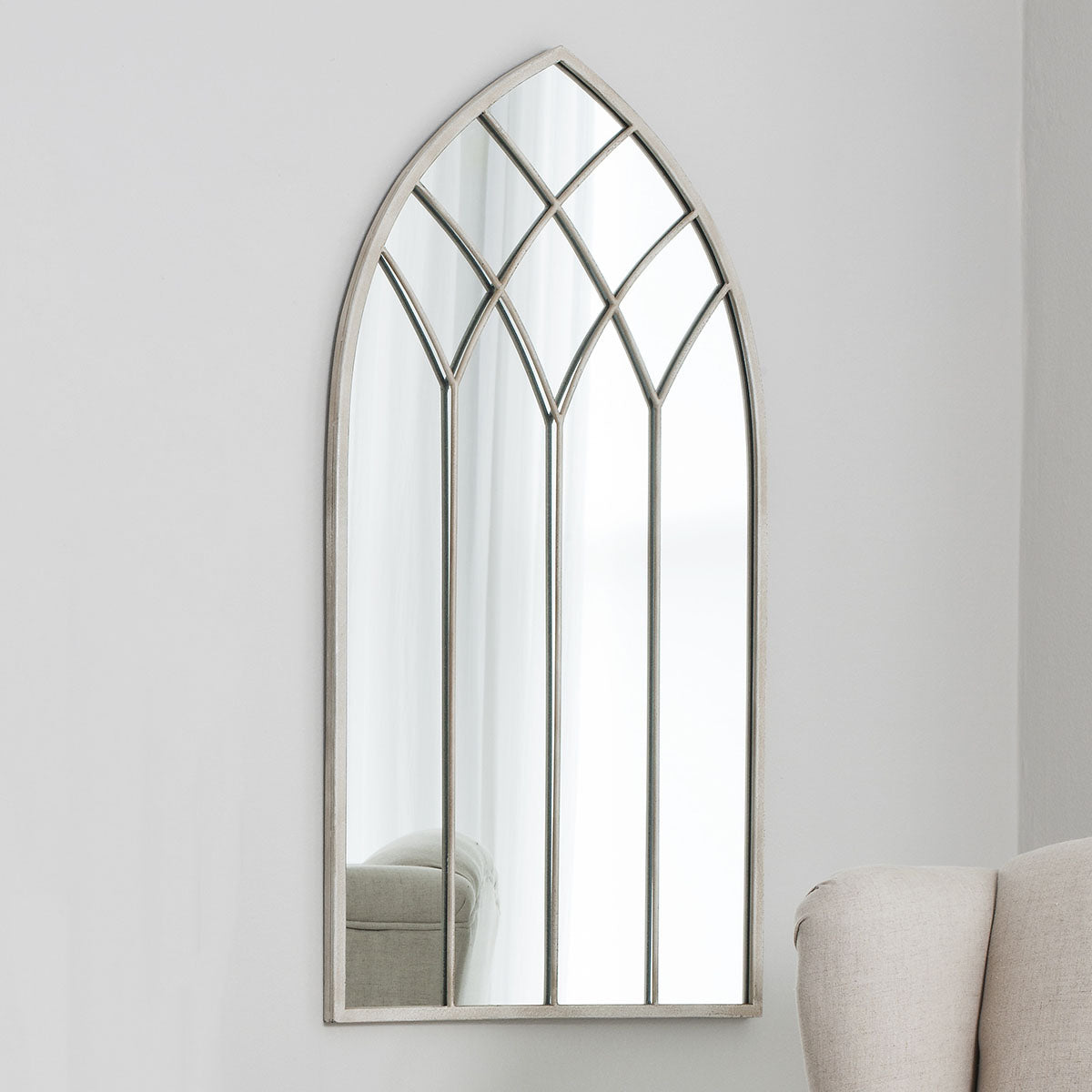 Gallery Direct Roebuck Cream Mirror 950x500mm