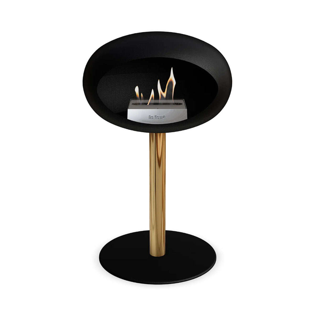 Le Feu Ground Steel Low - Black - 60mm Pole Width