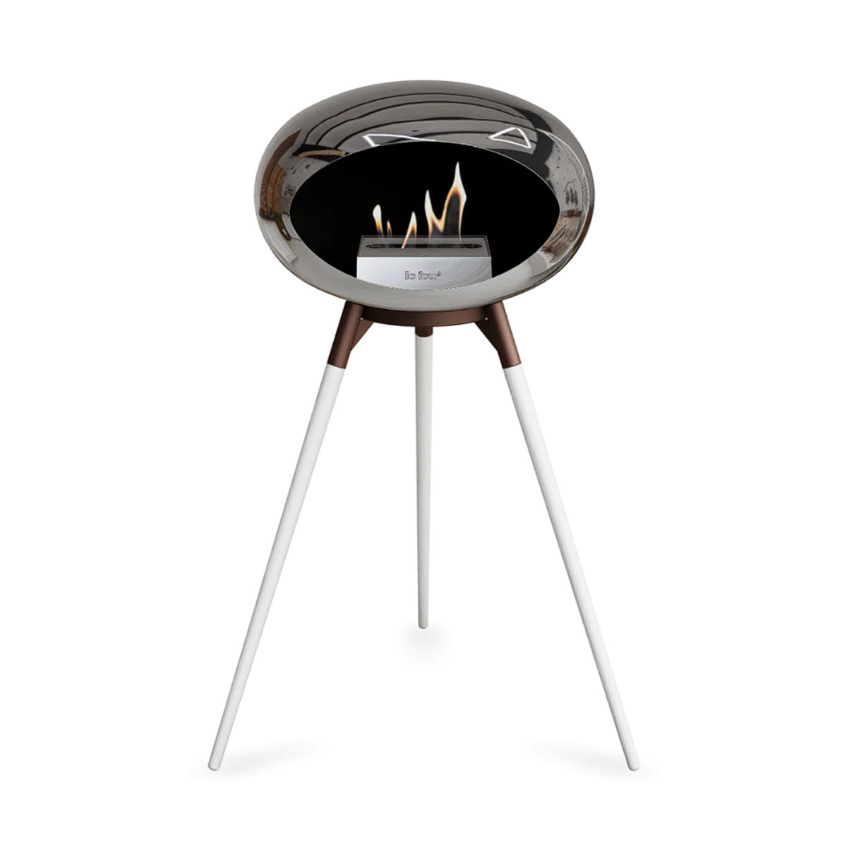 Le Feu Ground Wood High - Chromed Silver