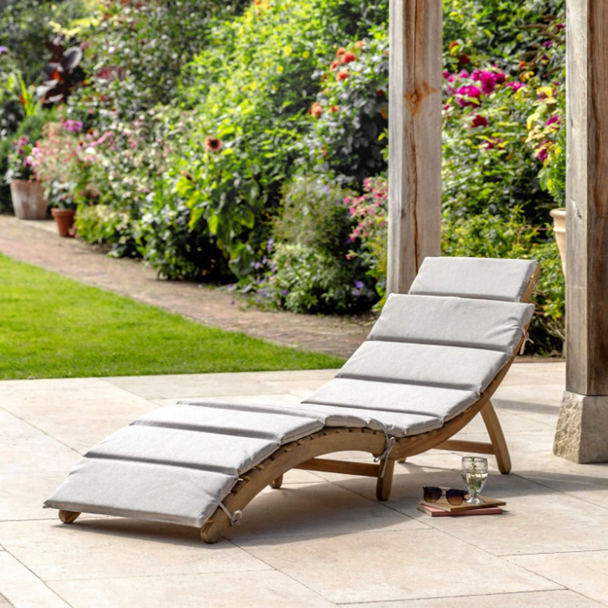 Gallery Direct Ammos Foldaway Sunlounger