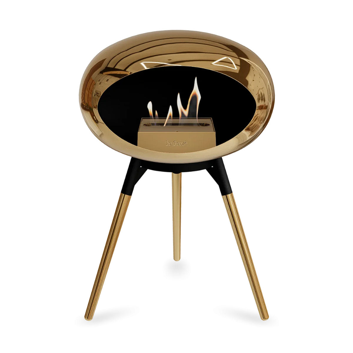 Le Feu Ground Wood Low - Chromed Rose Gold