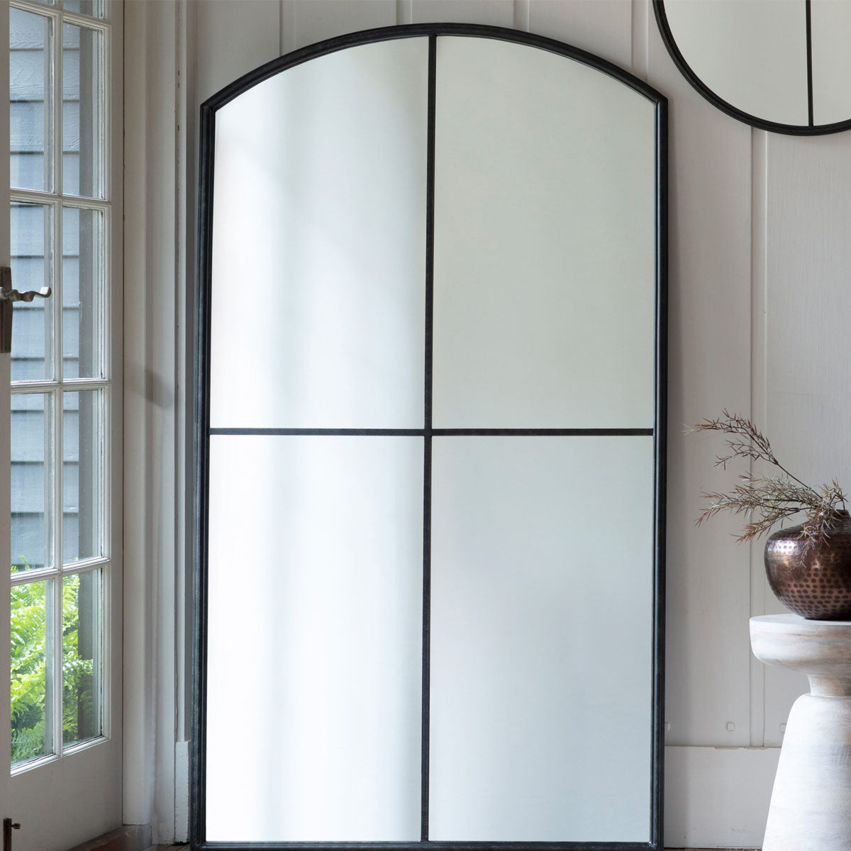 Gallery Direct Frida Large Mirror Black 900x30x1600mm