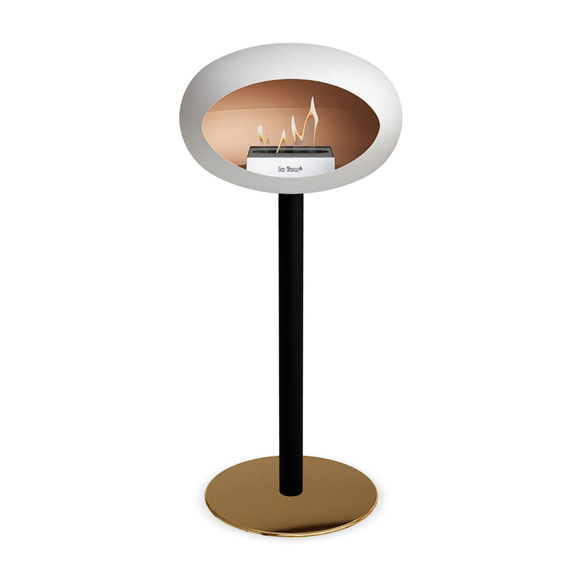 Le Feu Ground Steel High - White - 60mm Pole Width