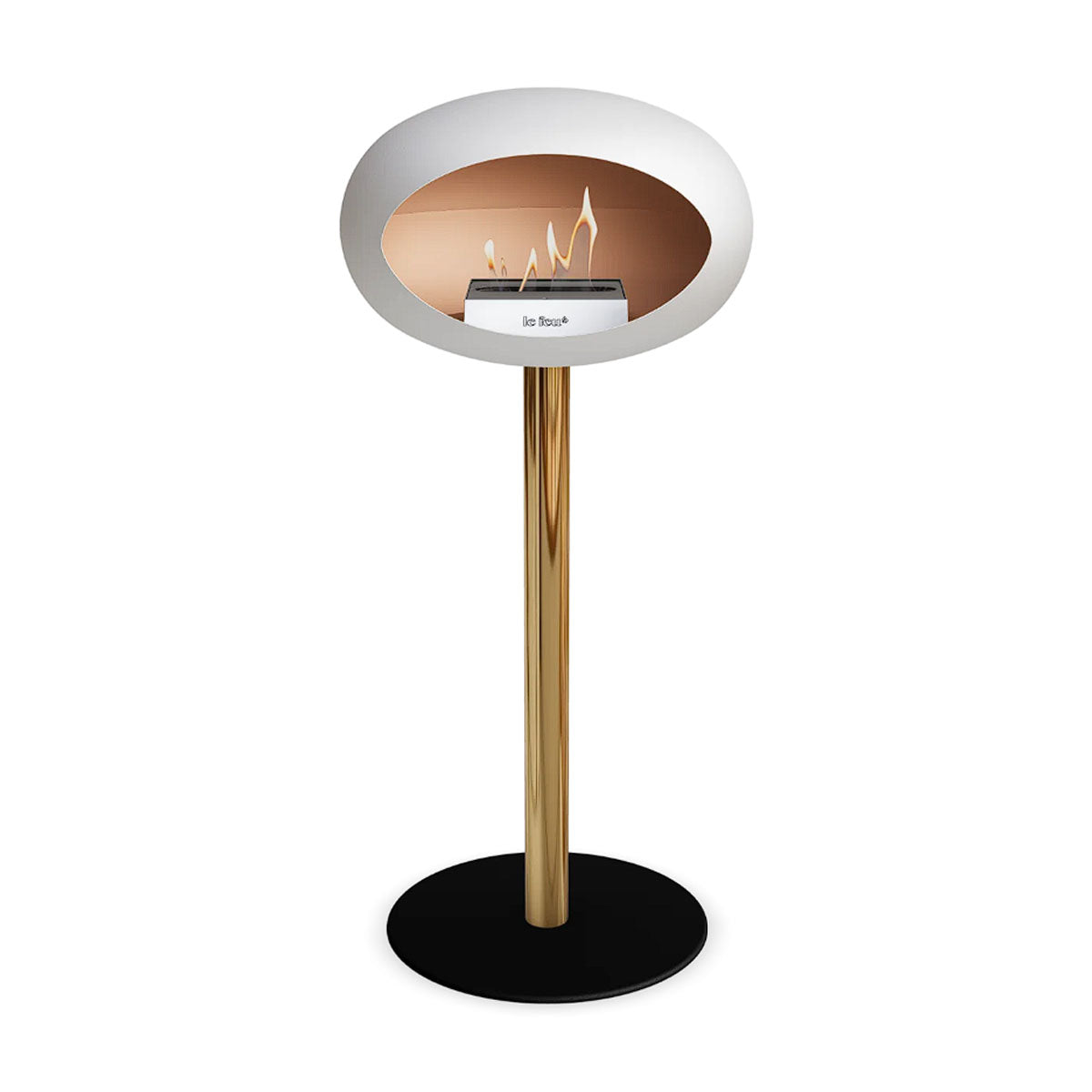 Le Feu Ground Steel High - White - 60mm Pole Width