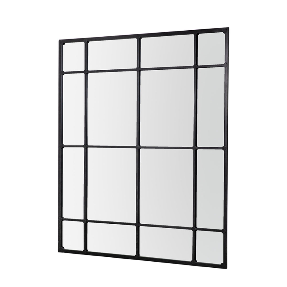 Gallery Direct Margate Mirror Black 1330x25x1500mm