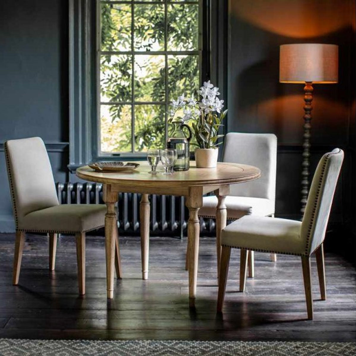 Gallery Direct Mustique Round Dining Table 1100x1100x750mm