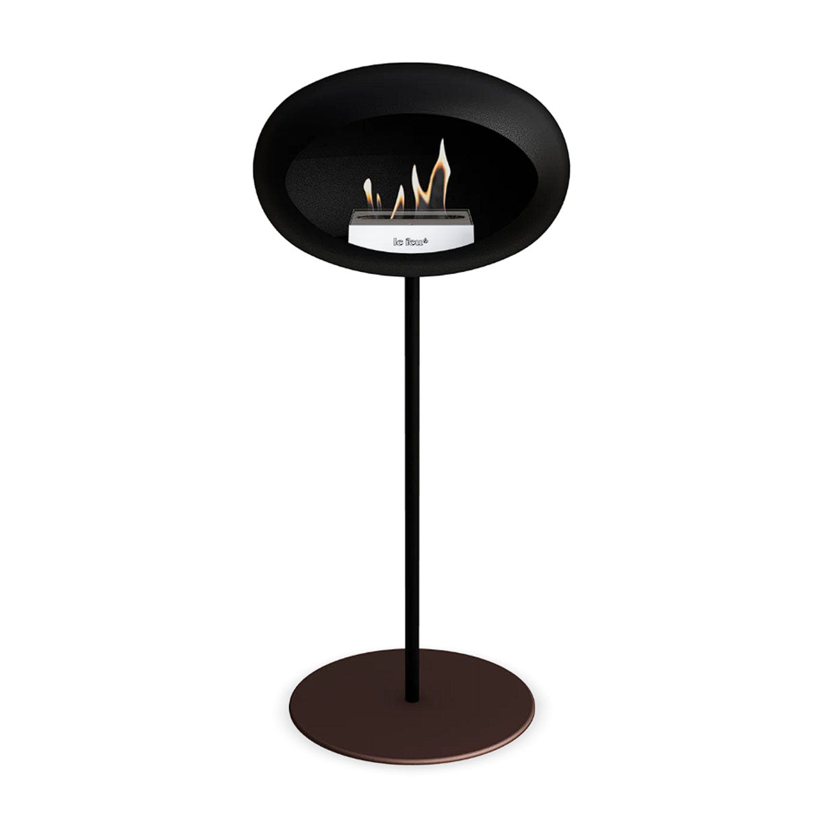 Le Feu Ground Steel High - Black - 25mm Pole Width