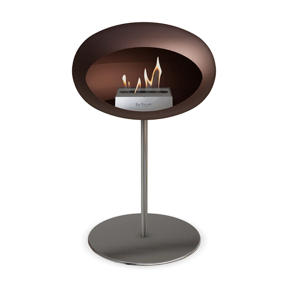 Le Feu Ground Steel Low - Mocca - 25mm Pole Width