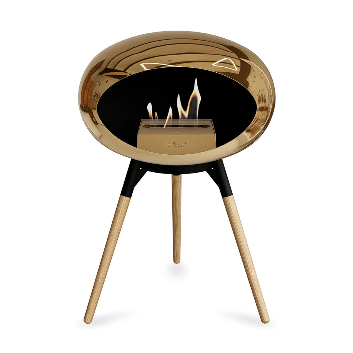 Le Feu Ground Wood Low - Chromed Rose Gold